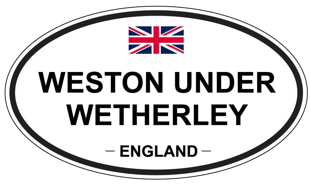 WESTON UNDER WETHERLEY, England - Oval Magnet