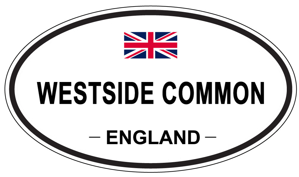 WESTSIDE COMMON, England - Oval Magnet