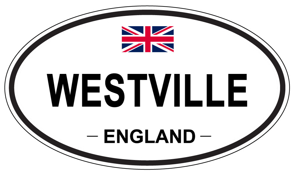 WESTVILLE, England - Oval Magnet