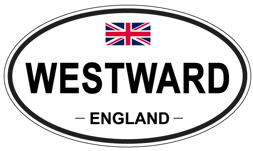 WESTWARD, England - Oval Magnet