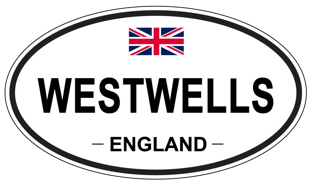 WESTWELLS, ENGLAND - Oval Sticker