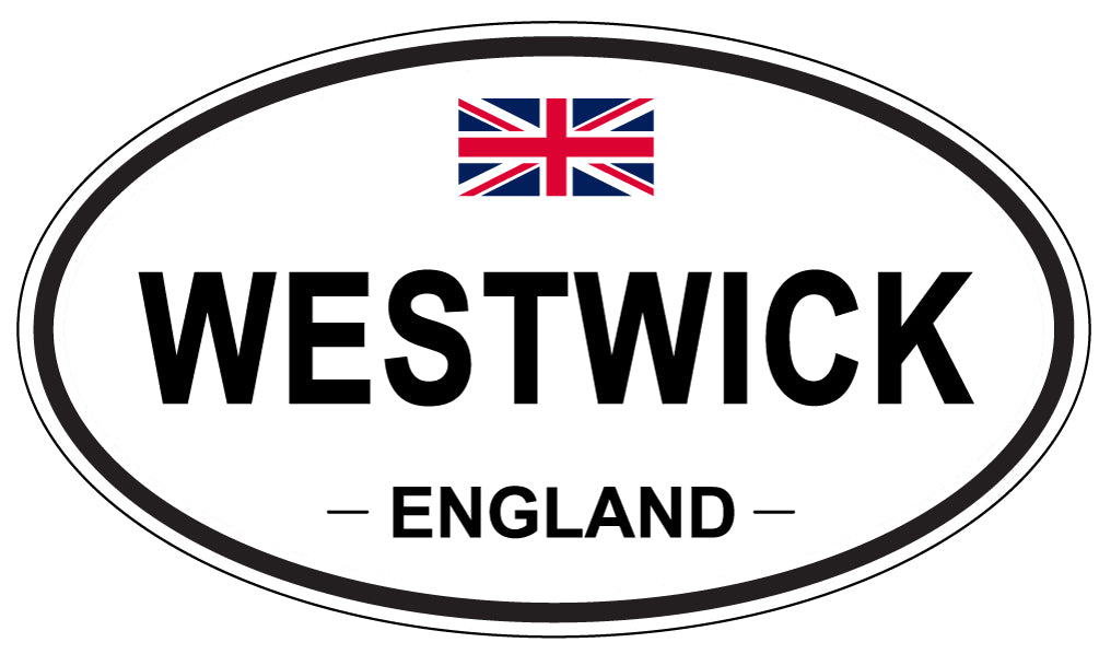 WESTWICK, England - Oval Magnet