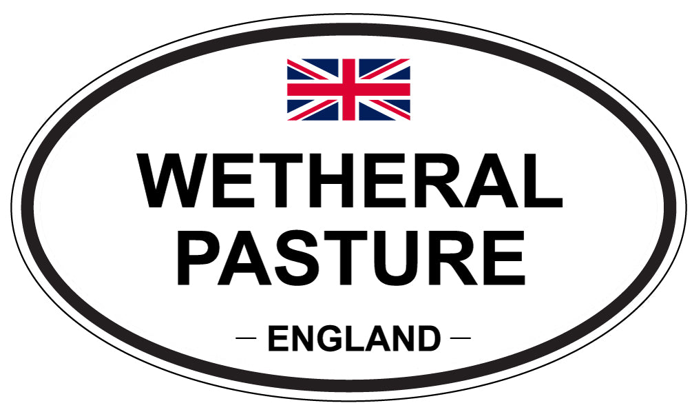 WETHERAL PASTURE, ENGLAND - Oval Sticker