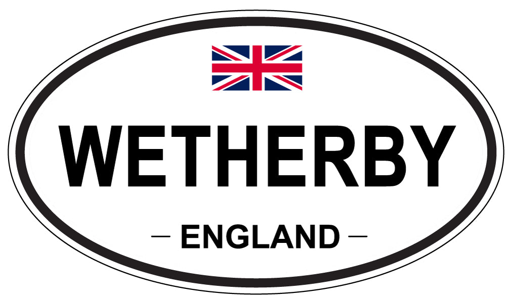 WETHERBY, ENGLAND - Oval Sticker