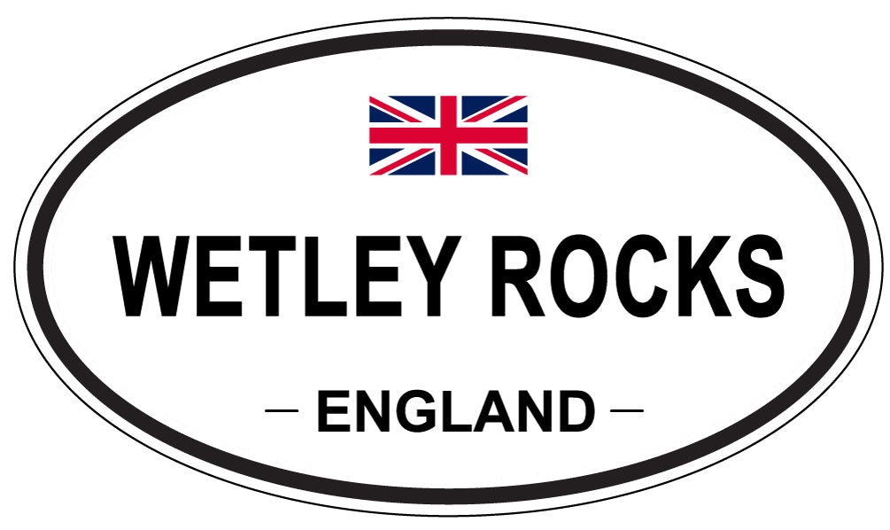 WETLEY ROCKS, England - Oval Magnet