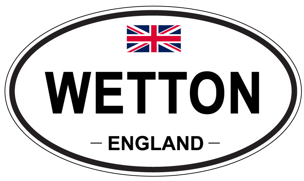 WETTON, England - Oval Magnet