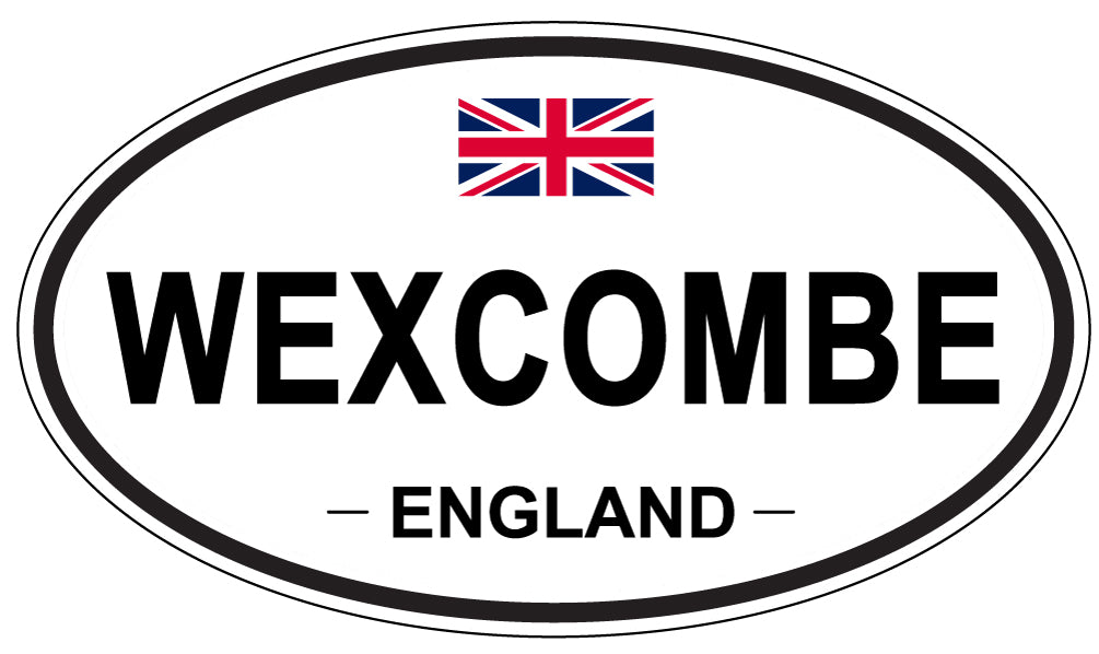 WEXCOMBE, ENGLAND - Oval Sticker