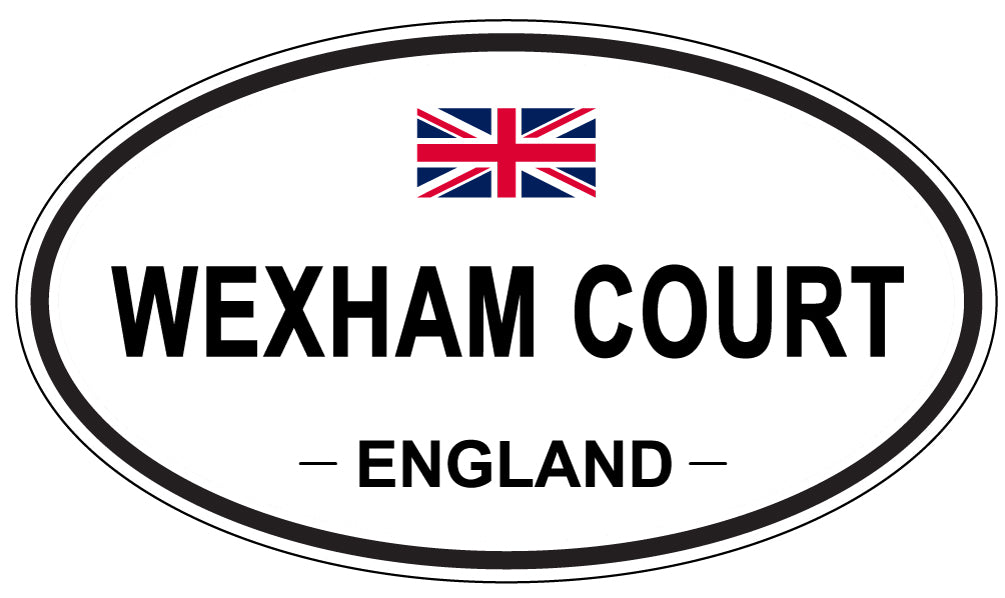 WEXHAM COURT, England - Oval Magnet