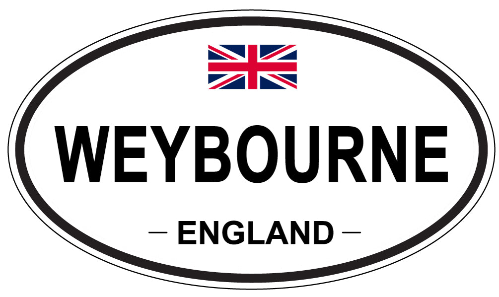 WEYBOURNE, England - Oval Magnet