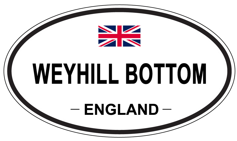 WEYHILL BOTTOM, England - Oval Magnet