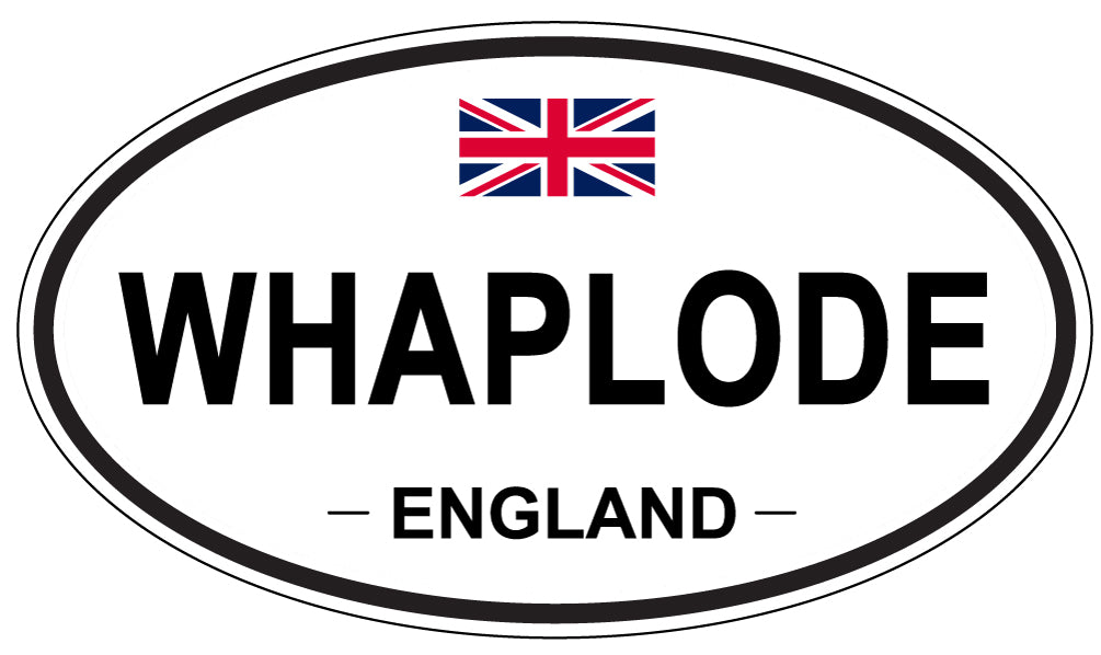 WHAPLODE, England - Oval Magnet