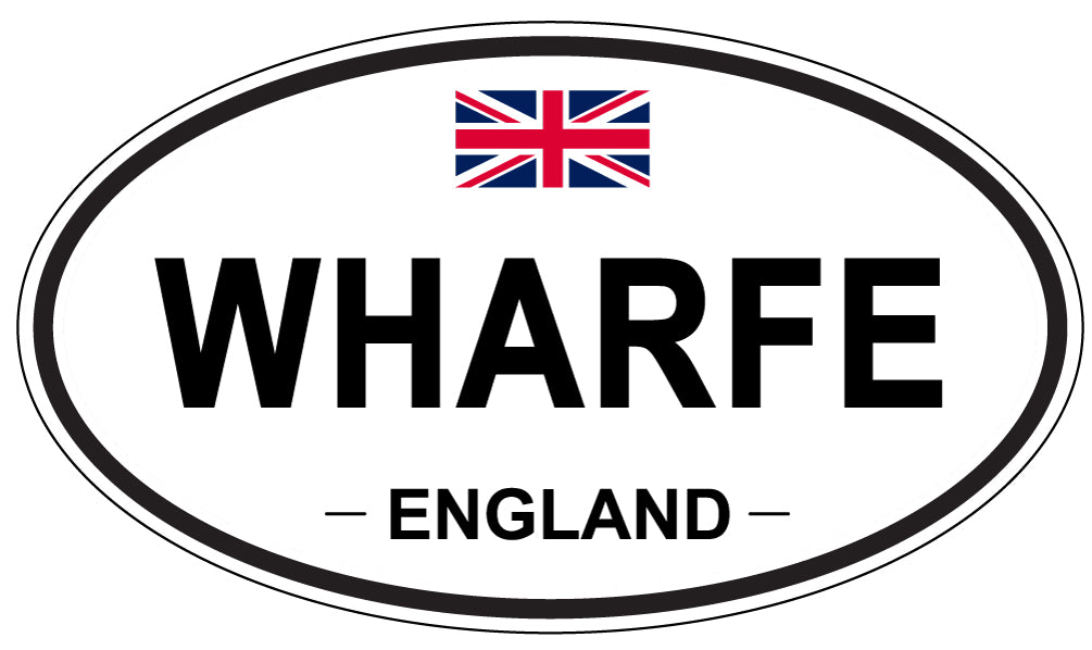 WHARFE, England - Oval Magnet