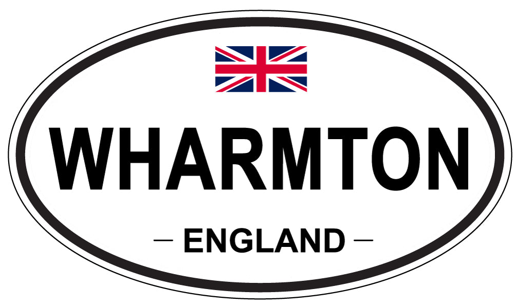 WHARMTON, England - Oval Magnet