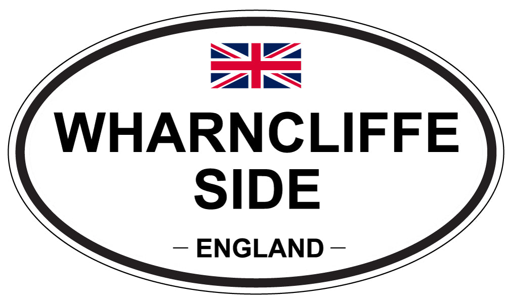WHARNCLIFFE SIDE, ENGLAND - Oval Sticker