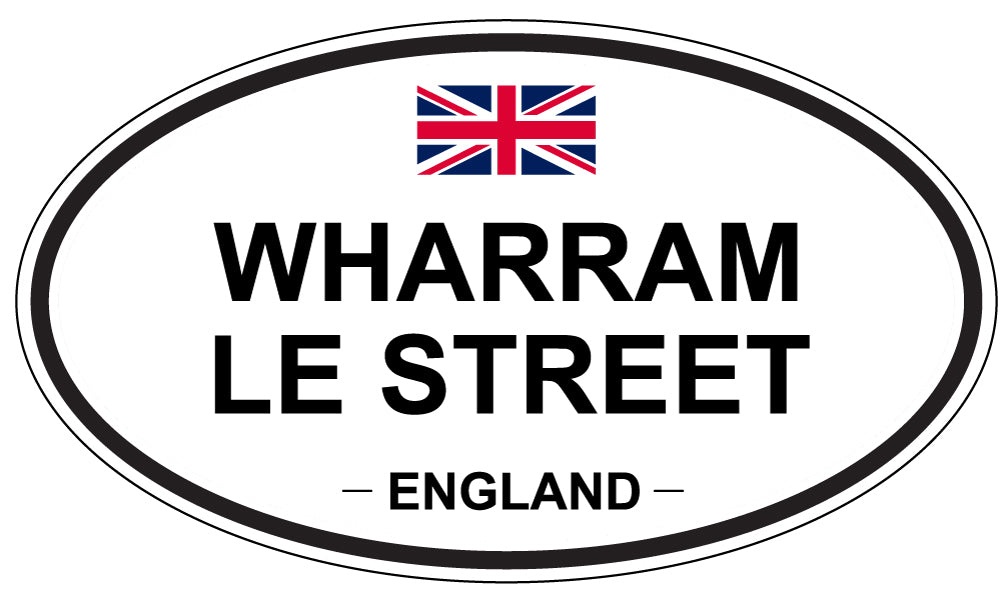 WHARRAM LE STREET, England - Oval Magnet