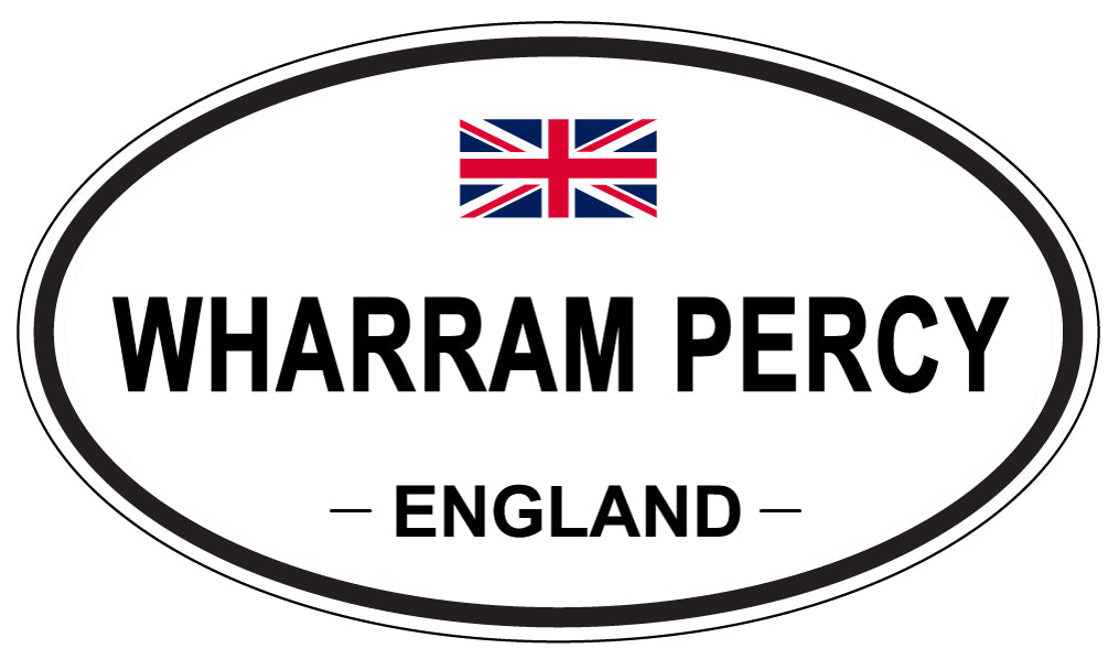 WHARRAM PERCY, England - Oval Magnet