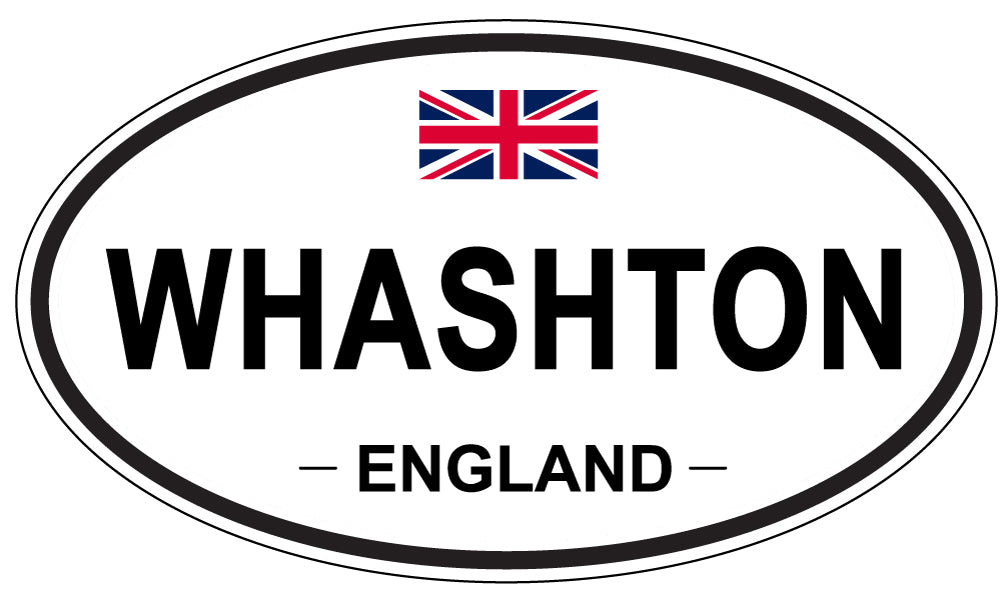 WHASHTON, England - Oval Magnet