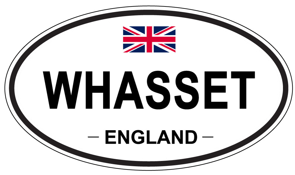WHASSET, England - Oval Magnet