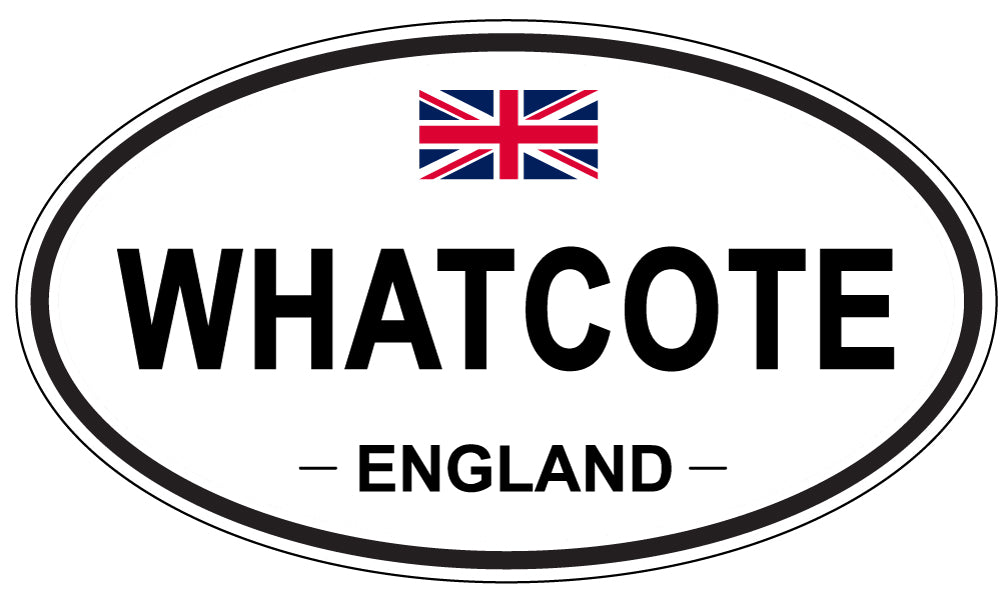 WHATCOTE, ENGLAND - Oval Sticker
