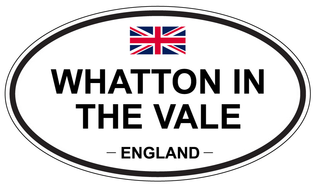 WHATTON IN THE VALE, England - Oval Magnet