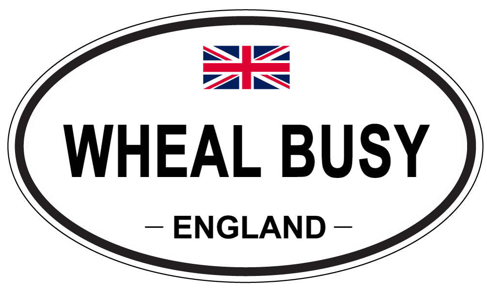 WHEAL BUSY, England - Oval Magnet