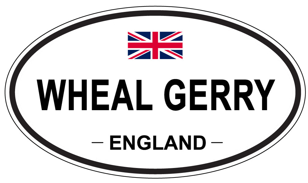 WHEAL GERRY, England - Oval Magnet
