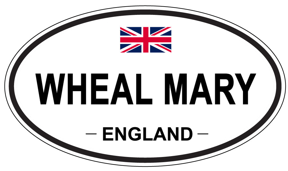 WHEAL MARY, England - Oval Magnet