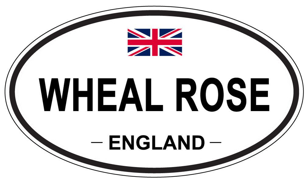 WHEAL ROSE, England - Oval Magnet