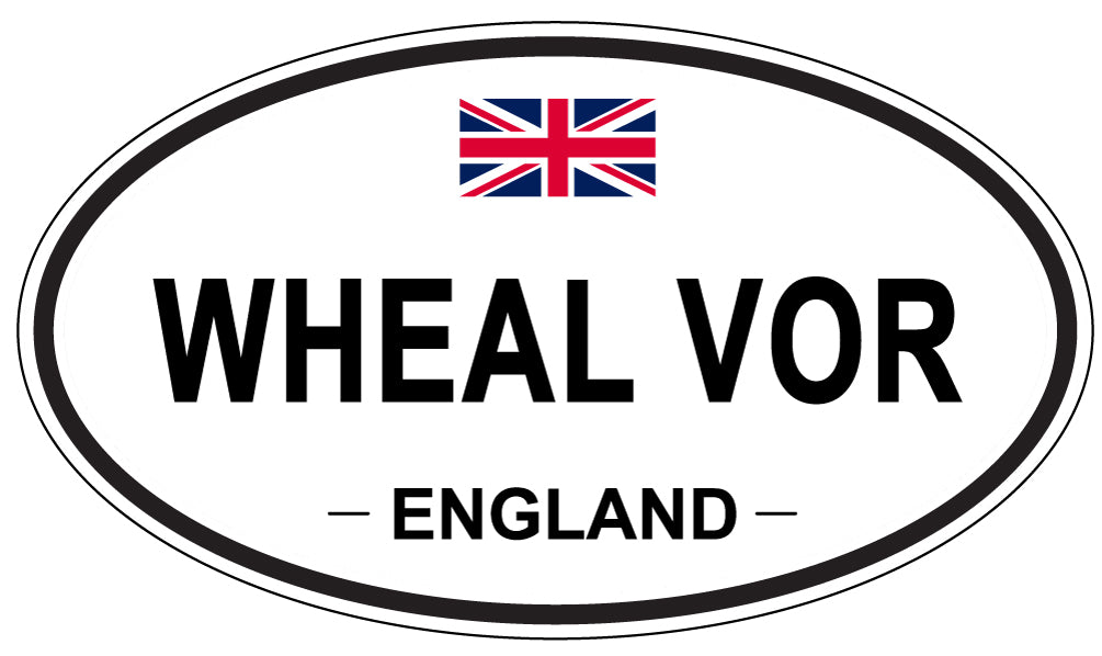WHEAL VOR, England - Oval Magnet