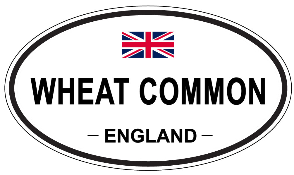 WHEAT COMMON, ENGLAND - Oval Sticker