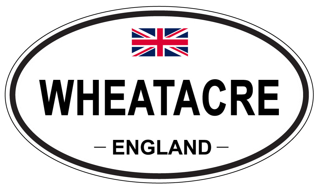 WHEATACRE, ENGLAND - Oval Sticker