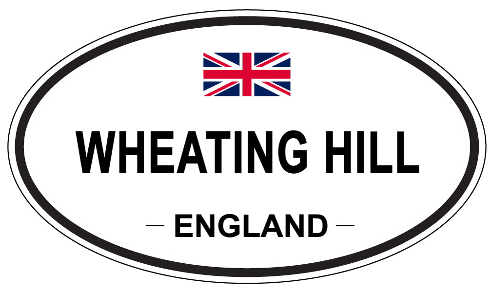 WHEATING HILL, ENGLAND - Oval Sticker