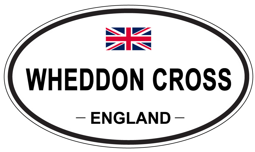 WHEDDON CROSS, England - Oval Magnet