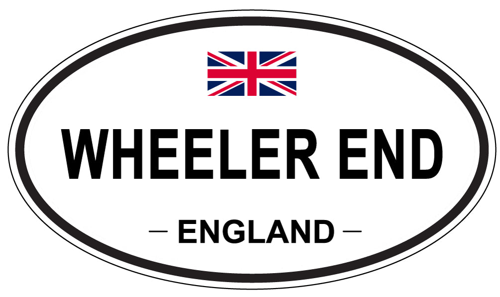 WHEELER END, England - Oval Magnet