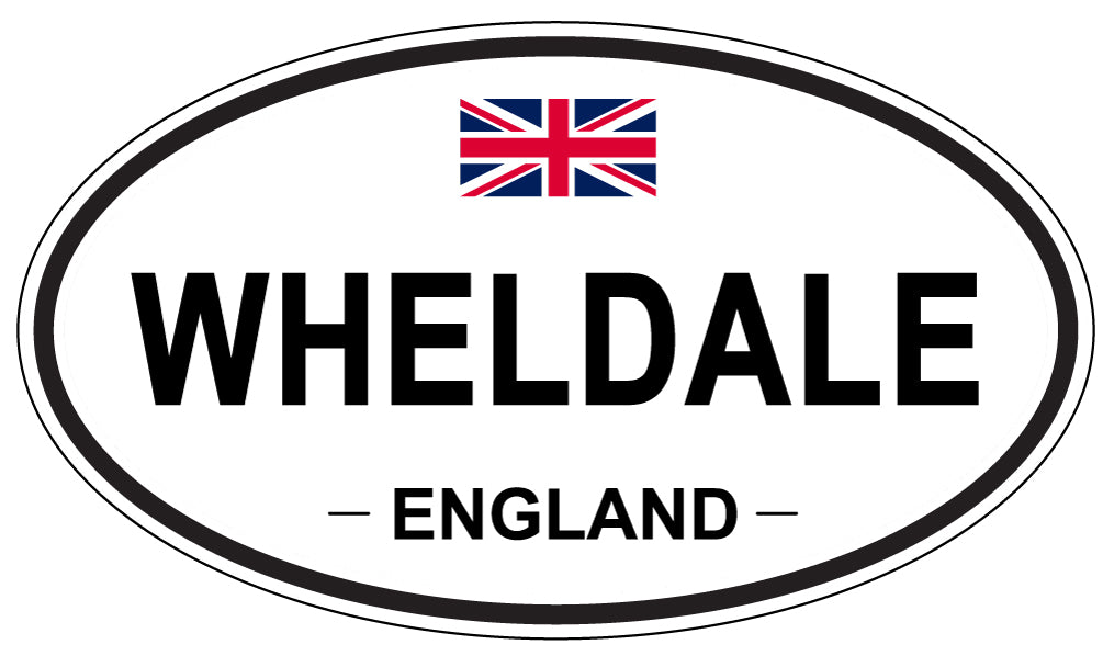 WHELDALE, ENGLAND - Oval Sticker
