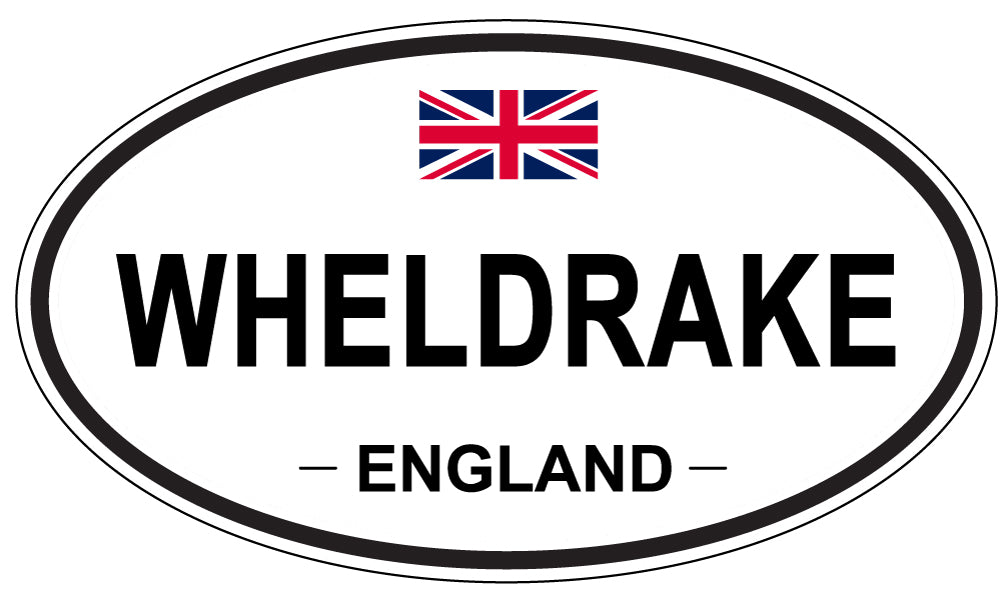 WHELDRAKE, ENGLAND - Oval Sticker