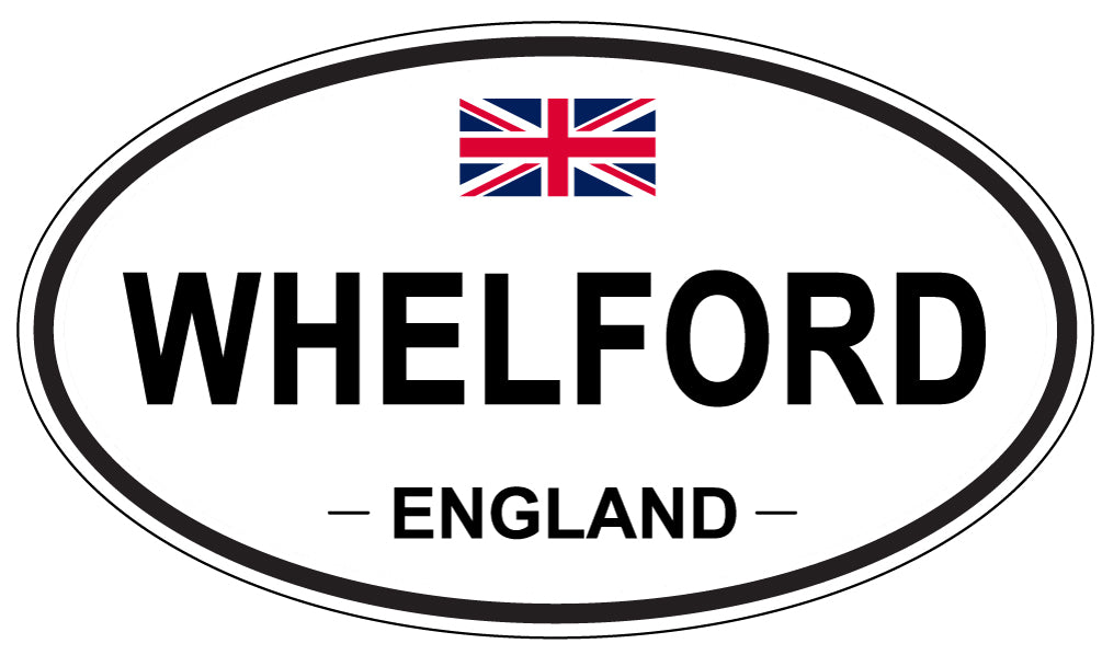WHELFORD, England - Oval Magnet
