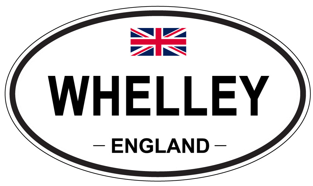 WHELLEY, England - Oval Magnet