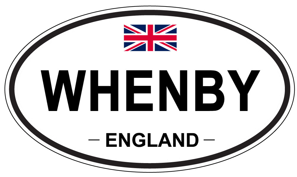 WHENBY, ENGLAND - Oval Sticker