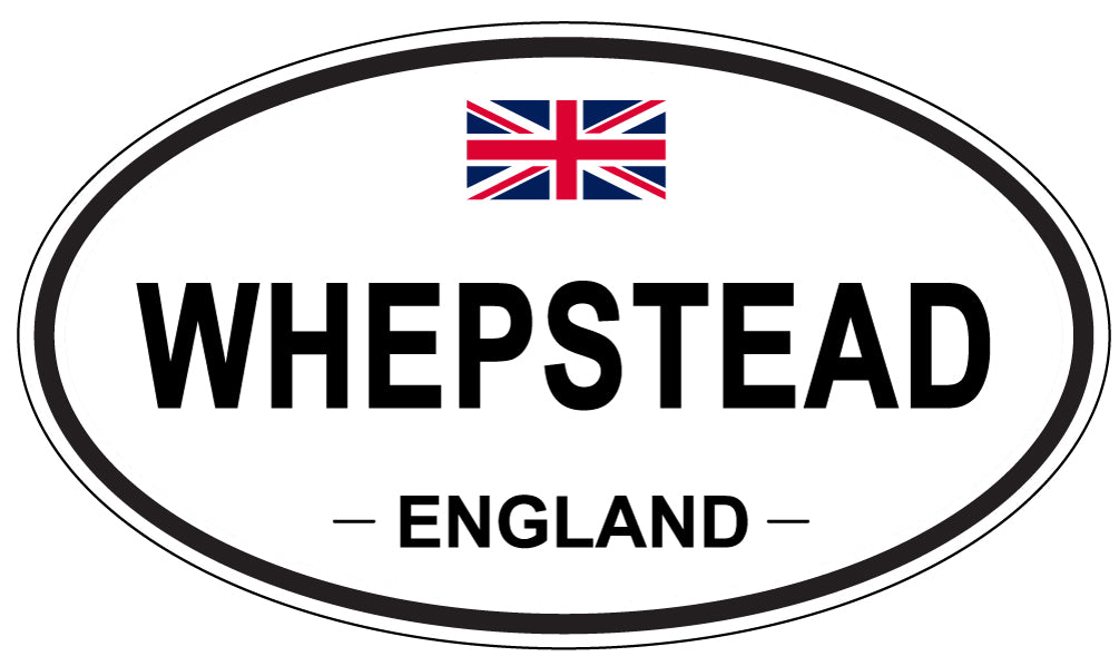 WHEPSTEAD, ENGLAND - Oval Sticker
