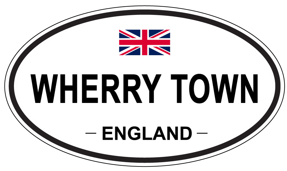 WHERRY TOWN, England - Oval Magnet