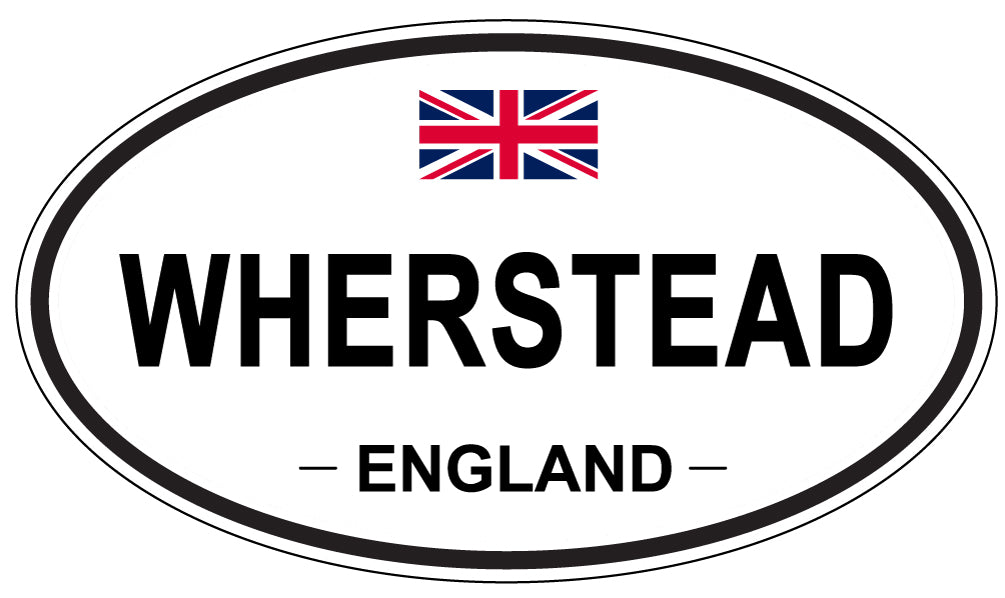 WHERSTEAD, England - Oval Magnet