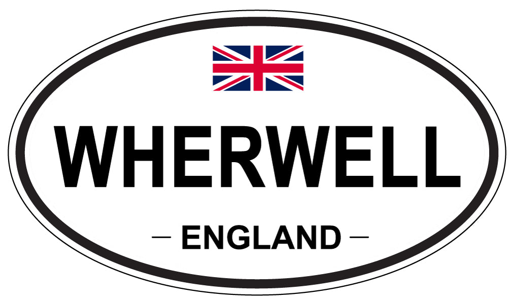 WHERWELL, England - Oval Magnet