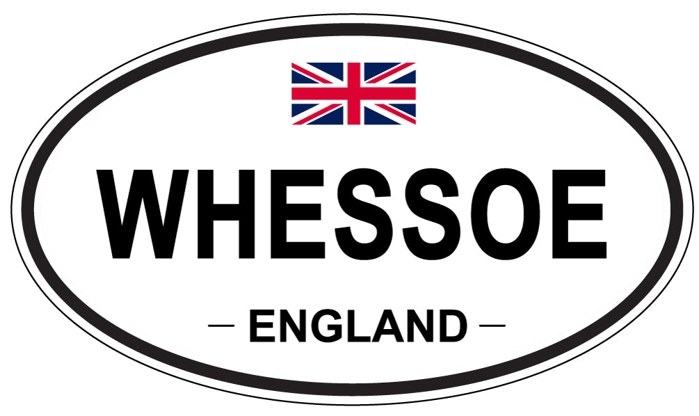 WHESSOE, England - Oval Magnet