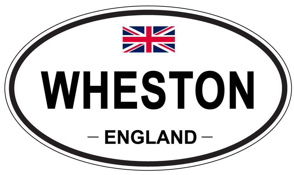WHESTON, England - Oval Magnet