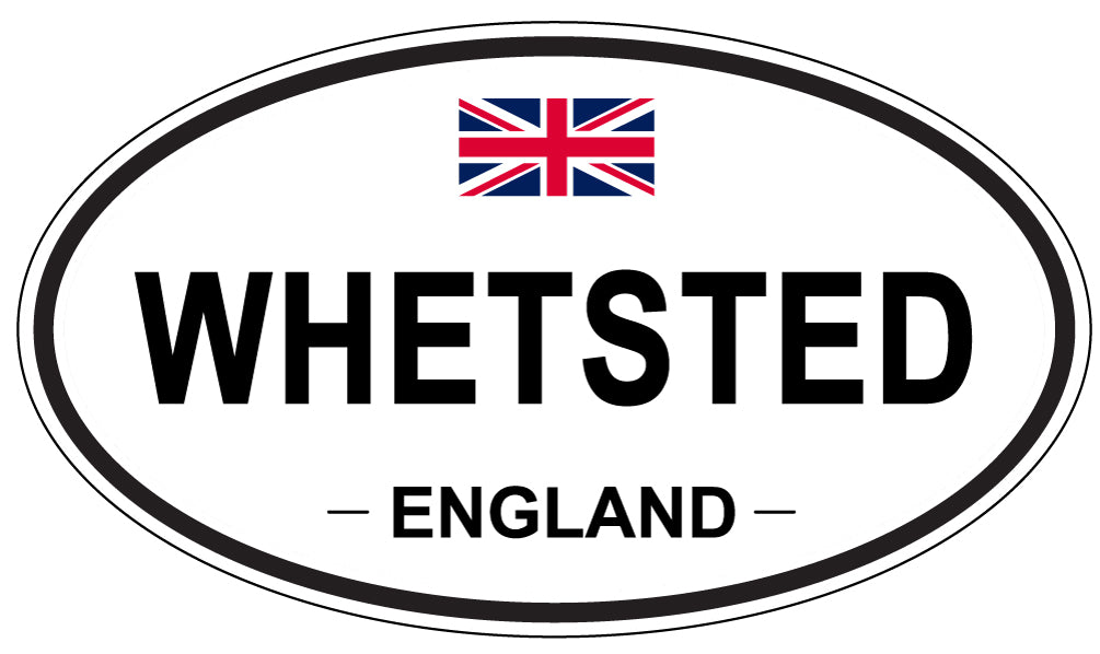 WHETSTED, England - Oval Magnet