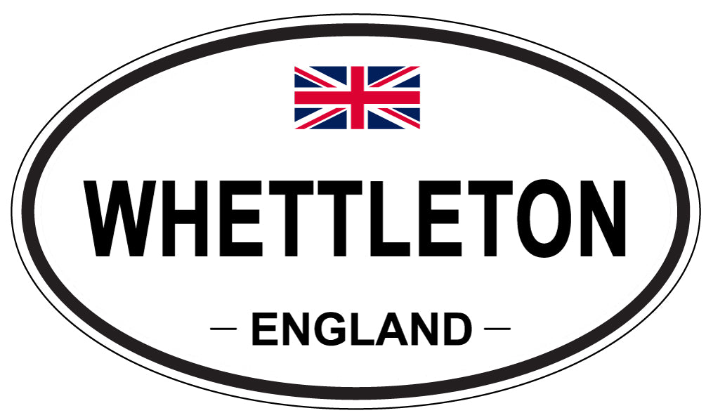 WHETTLETON, ENGLAND - Oval Sticker