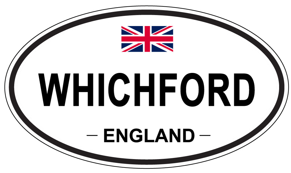 WHICHFORD, ENGLAND - Oval Sticker