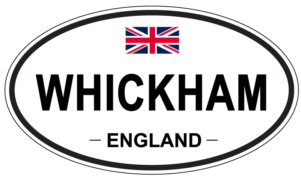 WHICKHAM, ENGLAND - Oval Sticker