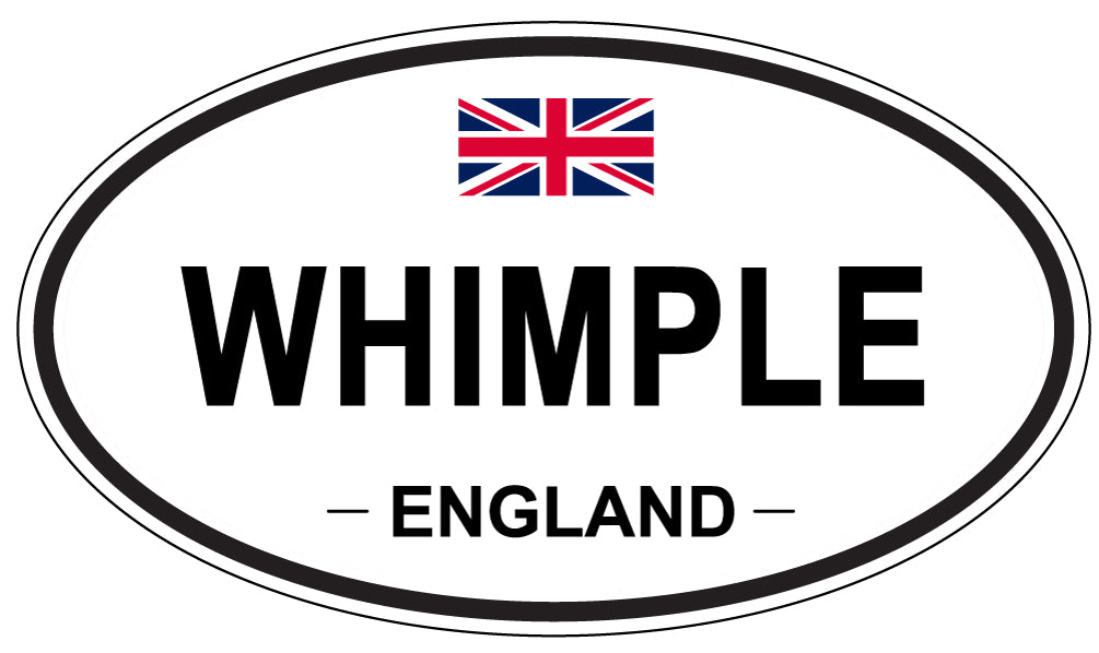 WHIMPLE, ENGLAND - Oval Sticker